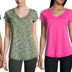 [Xersion] Pink V-Neck Workout Shirt - Size M
